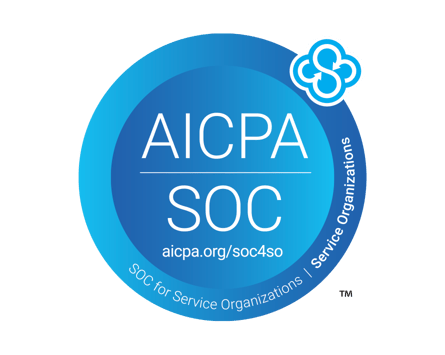 SOC compliance logo. Sync is SOC compliant